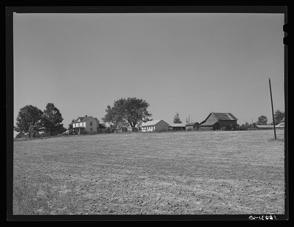 Home of E.O. Foster, FSA (Farm Security Administration) borrower. Caswell County, North Carolina. Sourced from the Library…