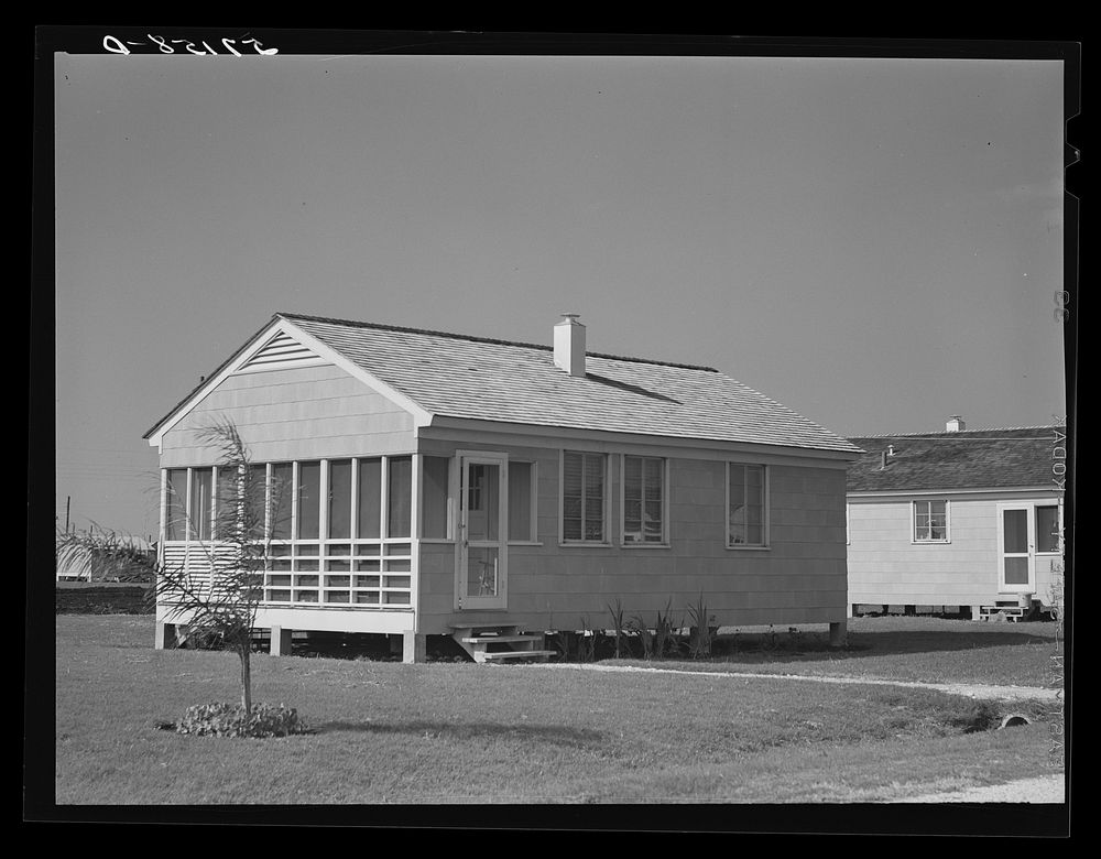 Permanent housing for agricultural day laborers. Osceola migratory labor camp, Belle Glade, Florida. Sourced from the…