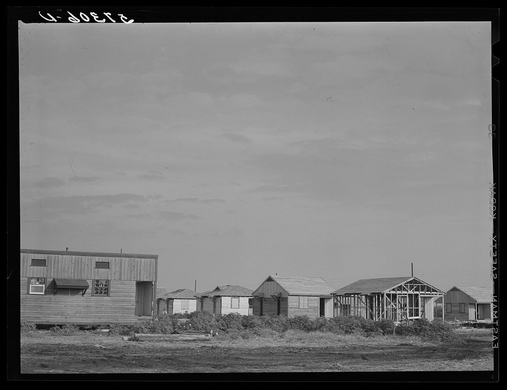 Migratory labor camp construction. Pahokee, Free Photo rawpixel