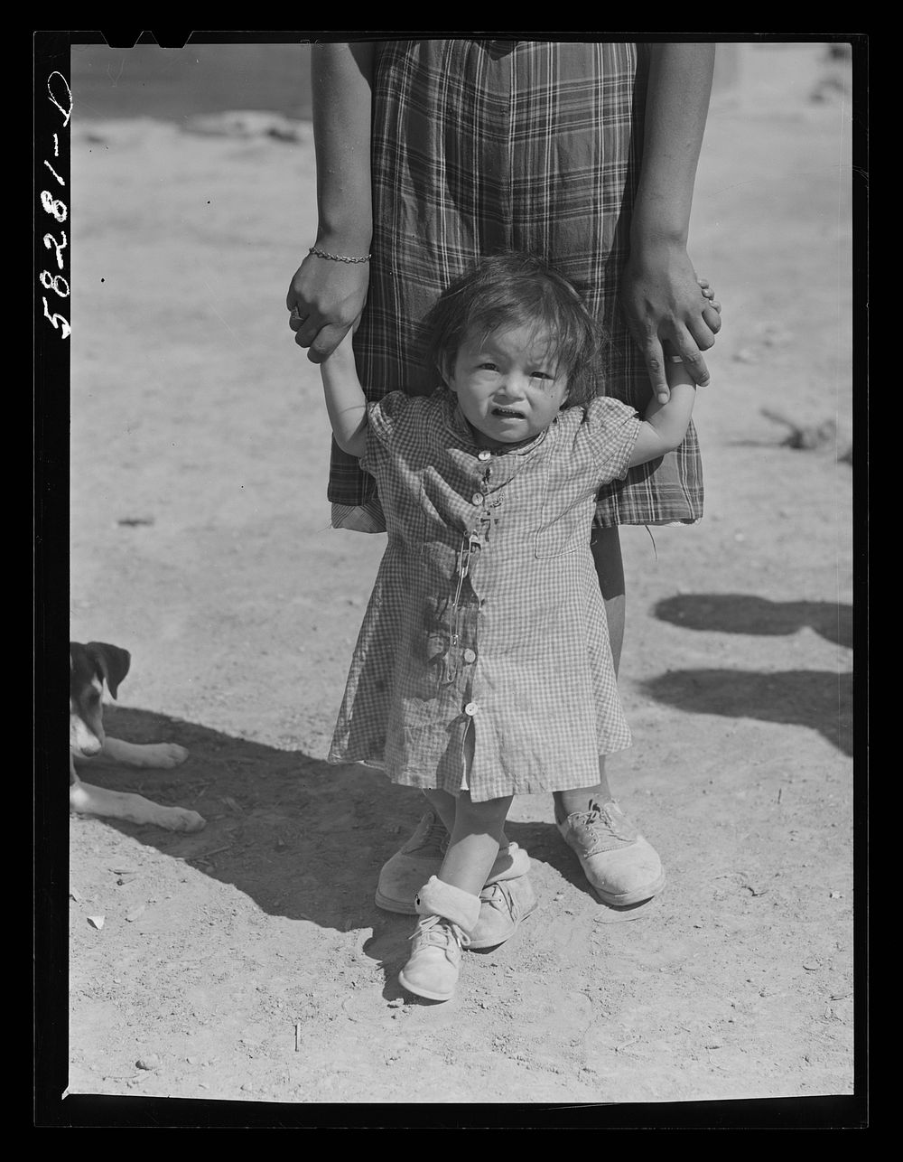 Cheyenne Indian child. Near Lame Deer, Montana. Sourced from the Library of Congress.