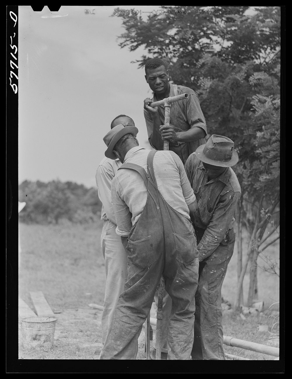 Removing hand auger well boring Free Photo rawpixel