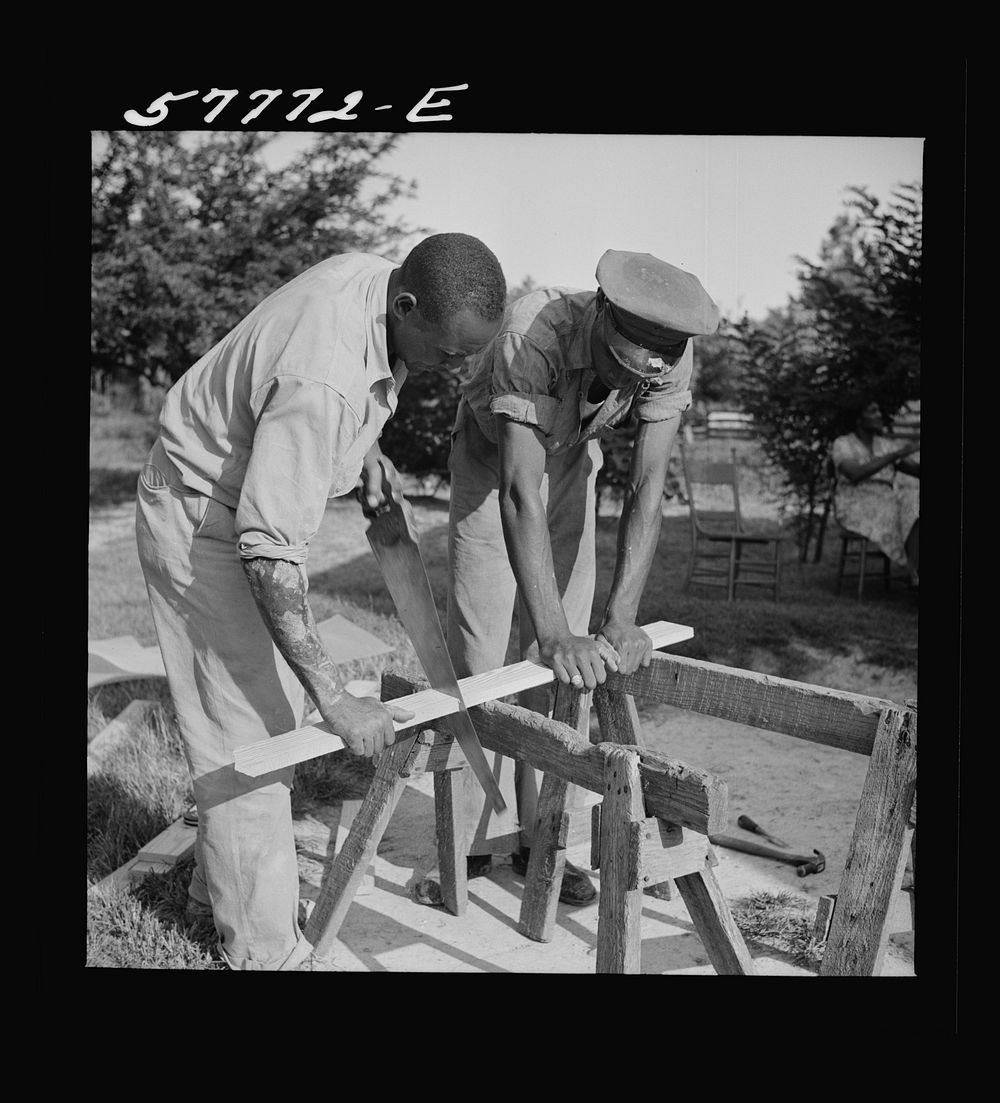Cutting screen door stock to measurement. Free Photo rawpixel