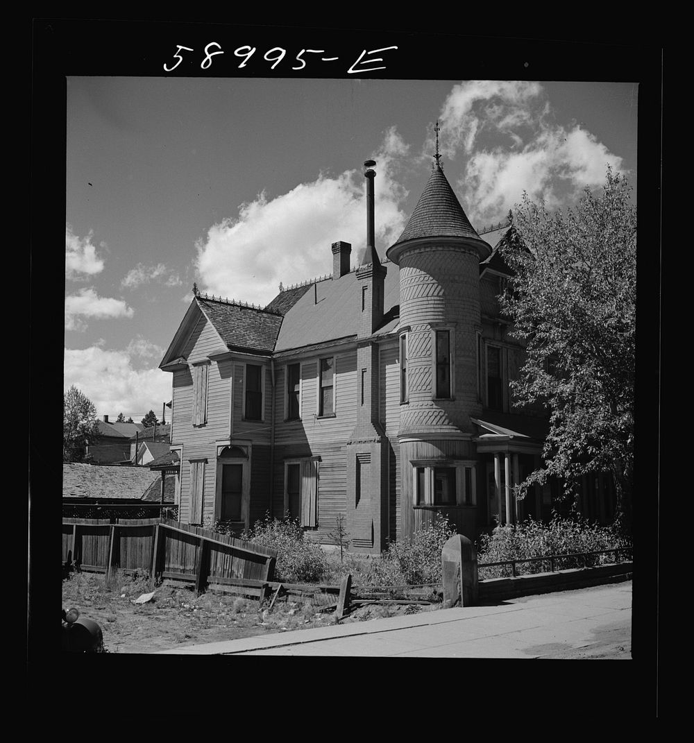 [Untitled photo, possibly related to: Homes in old mining town. Leadville, Colorado]. Sourced from the Library of Congress.