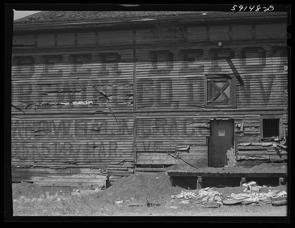 Old beer depot in mining town. Leadville, Colorado. Sourced from the Library of Congress.