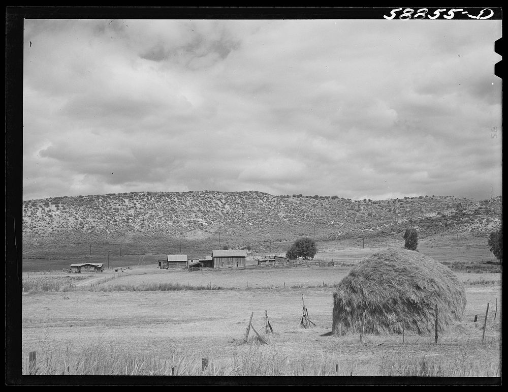 Yampa River Valley, Colorado. Ranch. Sourced from the Library of Congress.