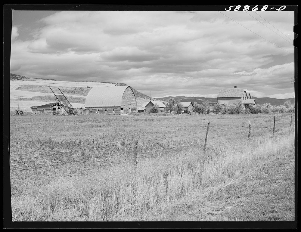 Ranch in the Yampa River Valley, Colorado. Sourced from the Library of Congress.