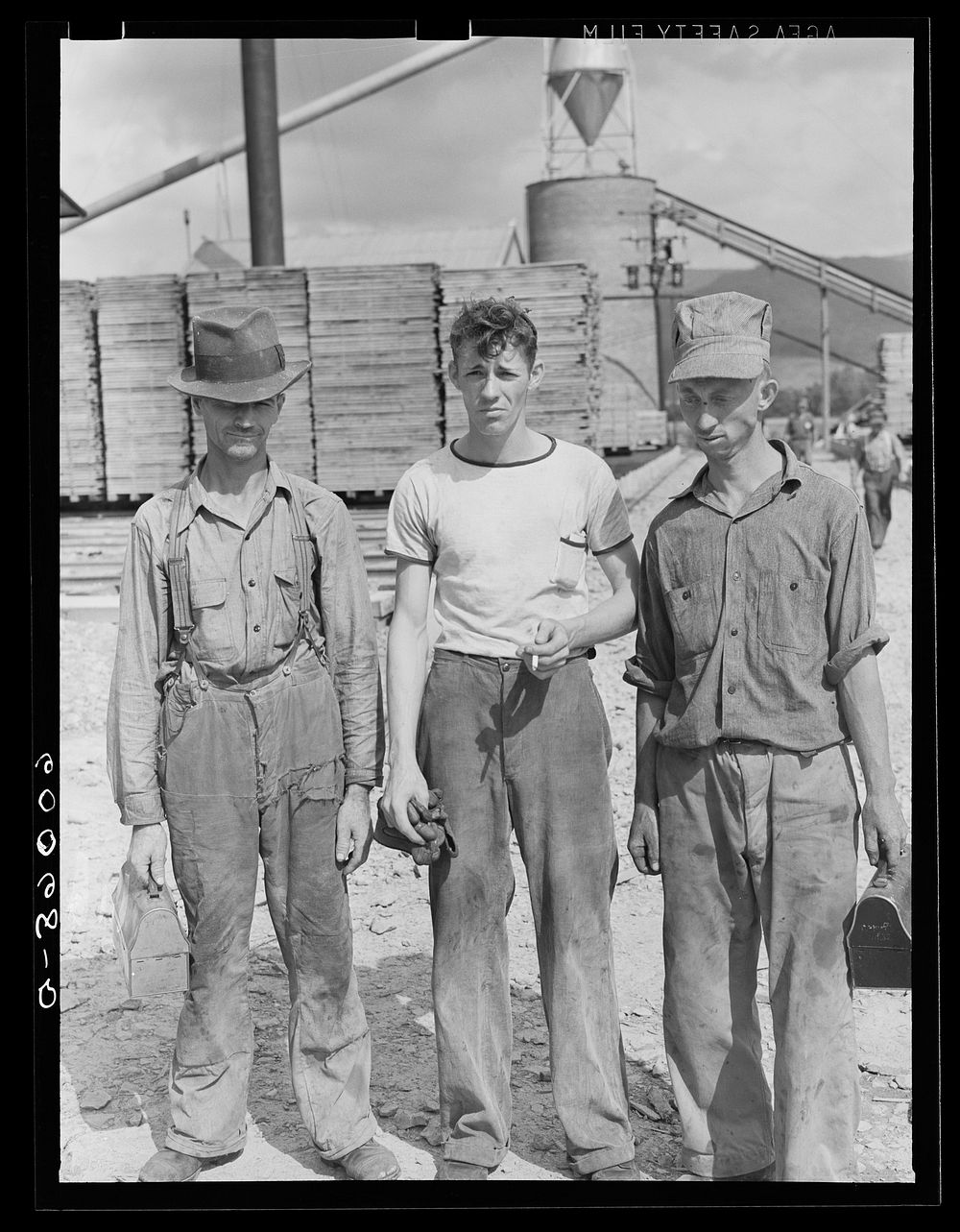 Workers in the dimension wood plant at Tygart Valley Homesteads, West Virginia. Sourced from the Library of Congress.