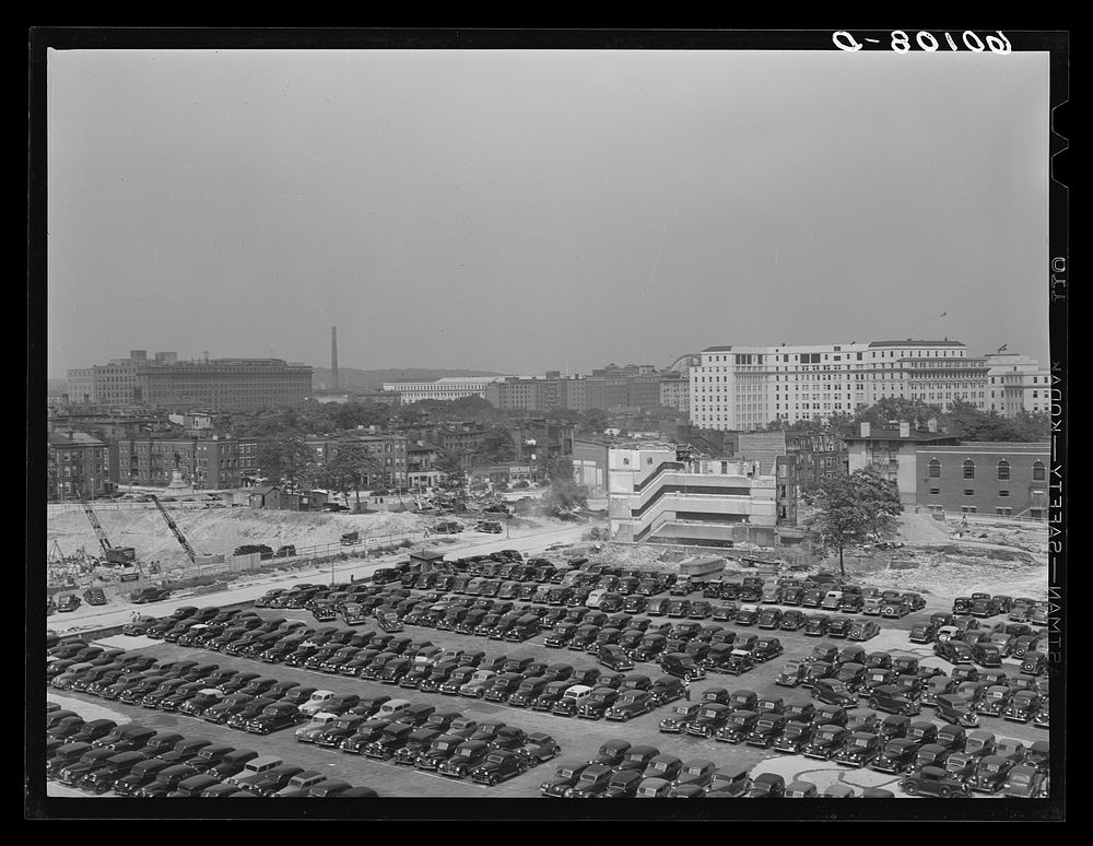 Parking lot. Washington, D.C.. Sourced from the Library of Congress.