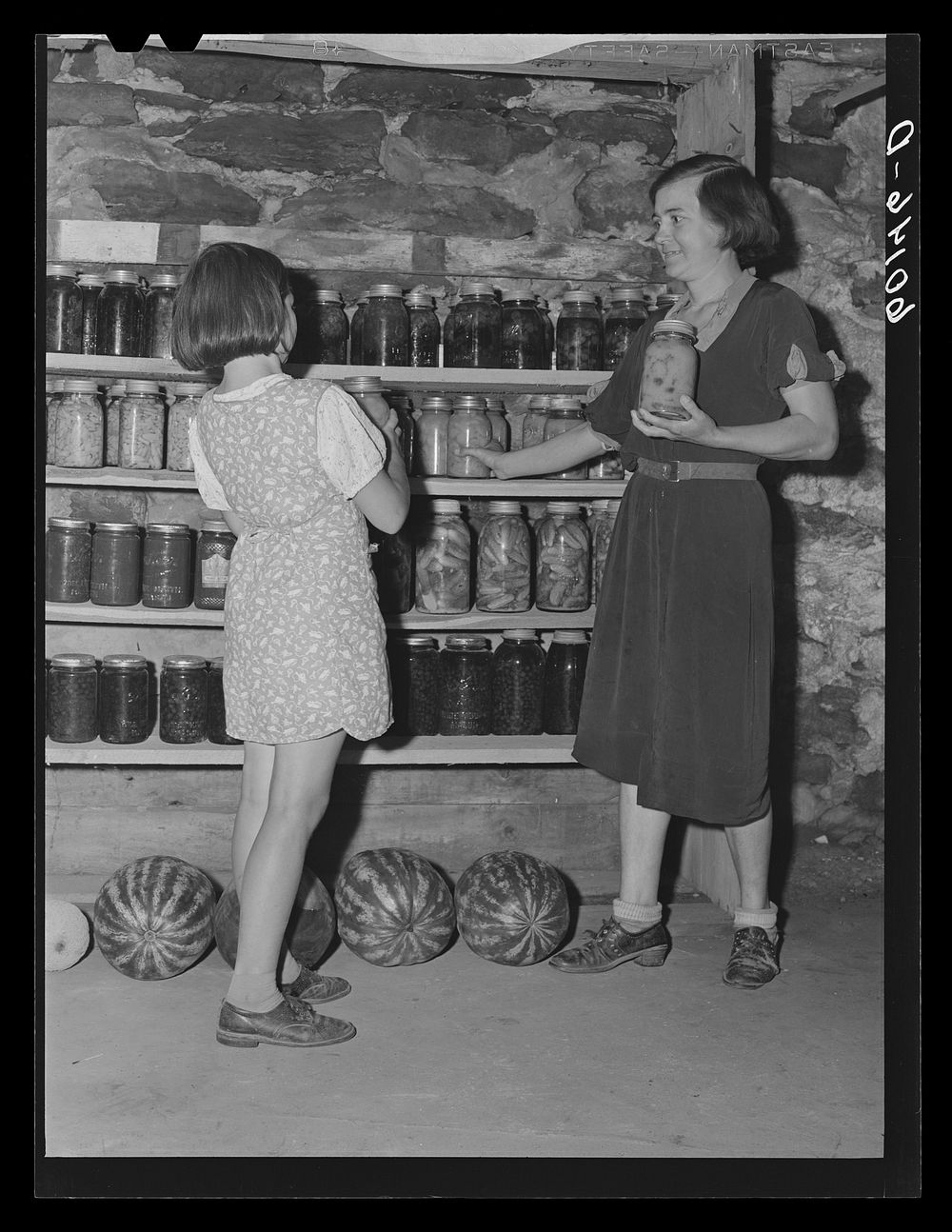 Wife and daughter of FSA (Farm Security Administration) rehabilitation client. Jackson County, Wisconsin. Sourced from the…