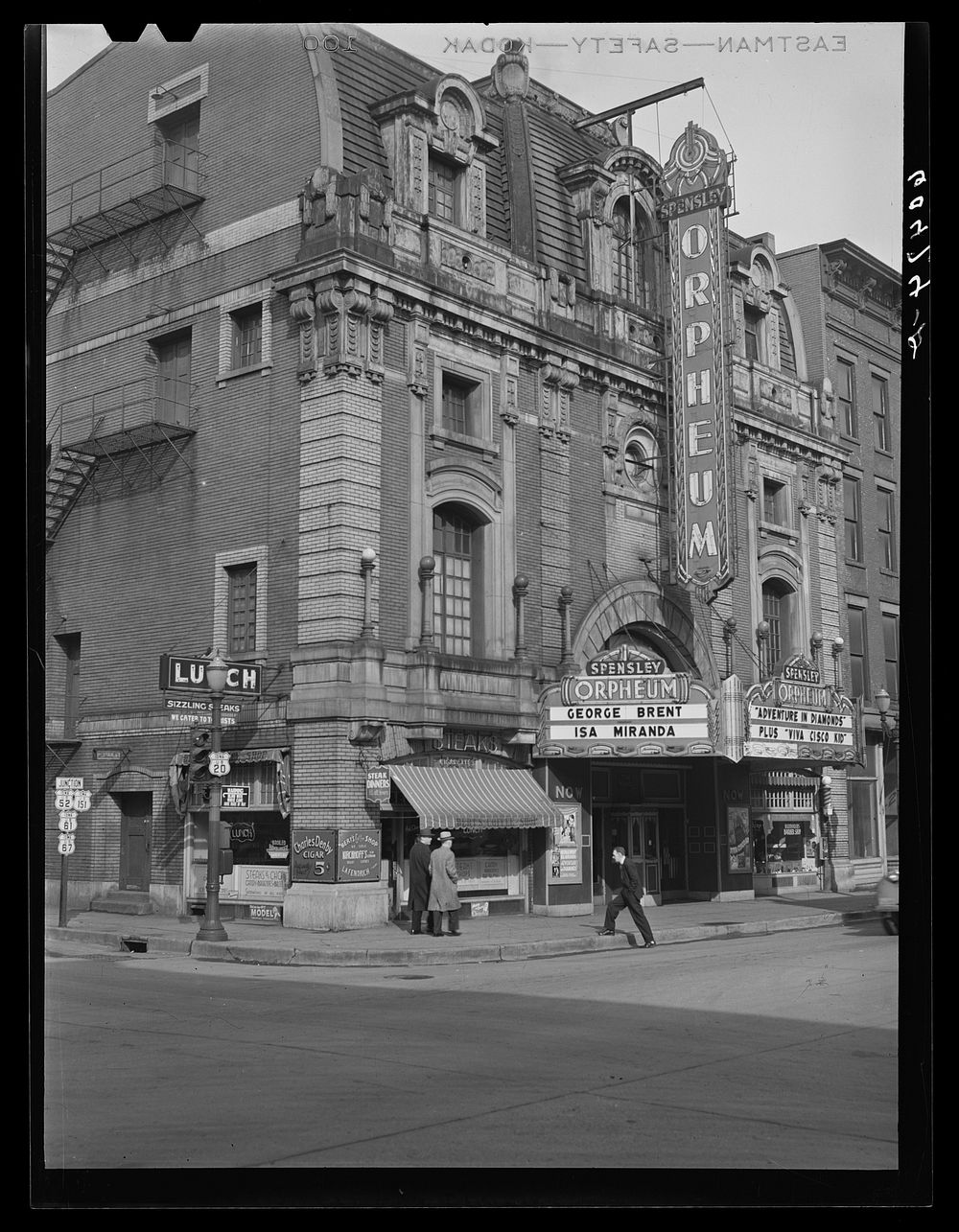 Old Orpheum theater. Dubuque, Iowa. Sourced from the Library of Congress.