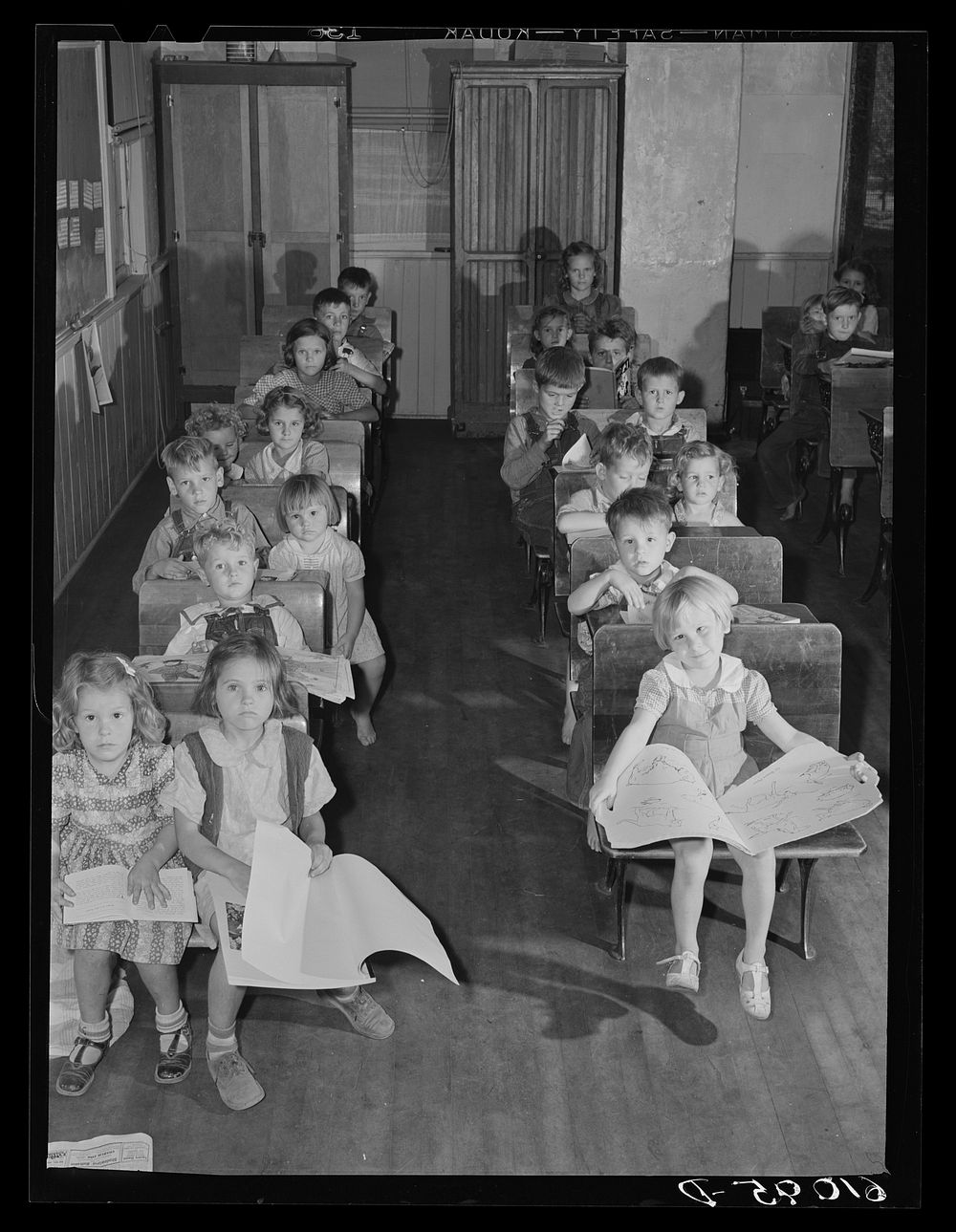 [Untitled photo, possibly related to: Nursery school operated for migratory children by Women's Council for Home Missions.…
