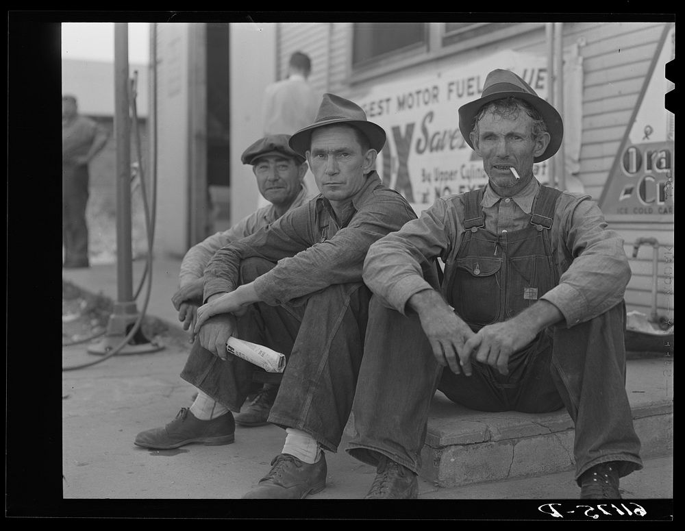 [Untitled photo, possibly related to: Migrant fruit workers during slack season in between cherries and berries. Berrien…