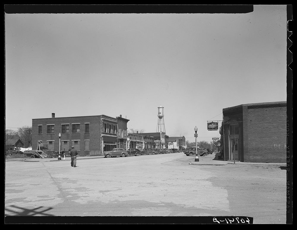 Main street. Scranton, Iowa. Sourced | Free Photo - rawpixel