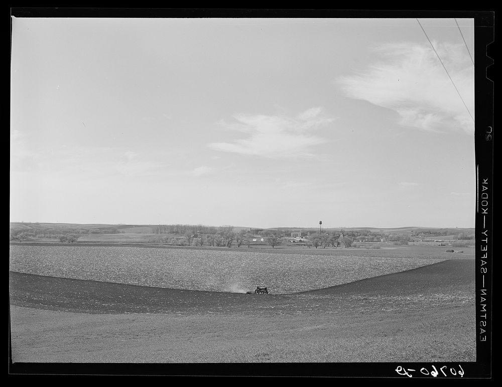 Western Iowa farm land. Monona County, Iowa. Sourced from the Library of Congress.