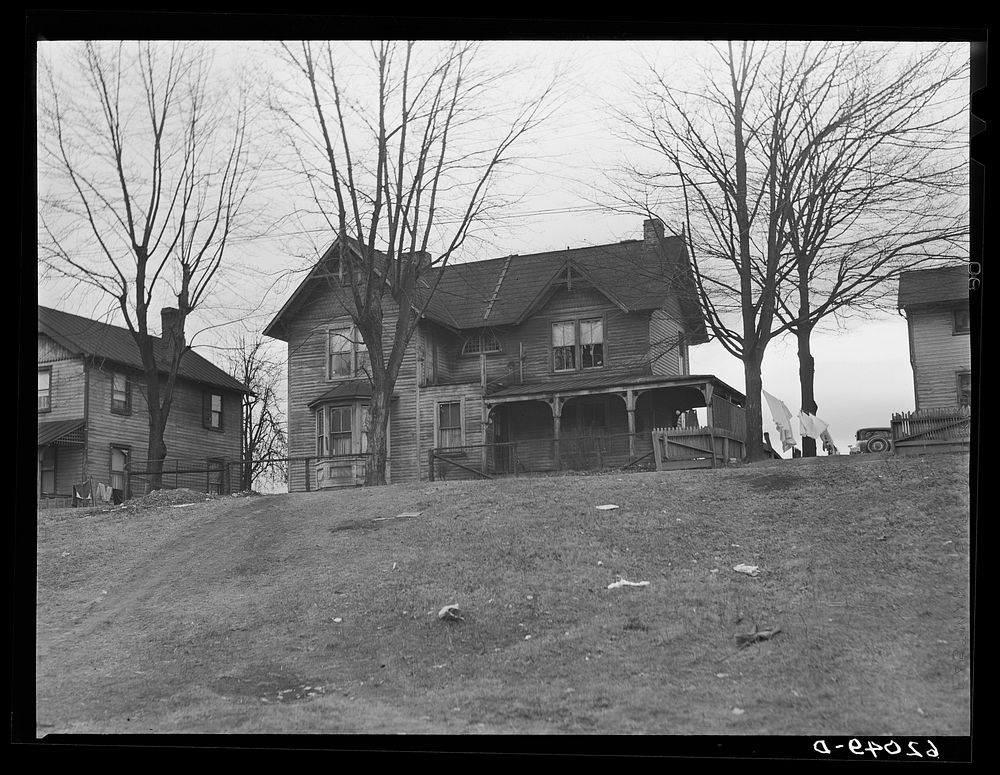 Rooming house in  section. Radford, Virginia. Sourced from the Library of Congress.