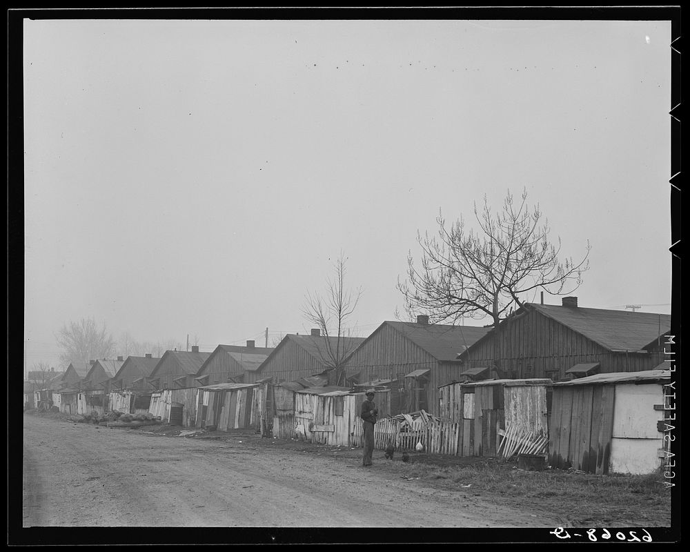  housing in North Memphis, Tennessee. Some of the occupants of these houses work at powder plant in Millington. Rent of…