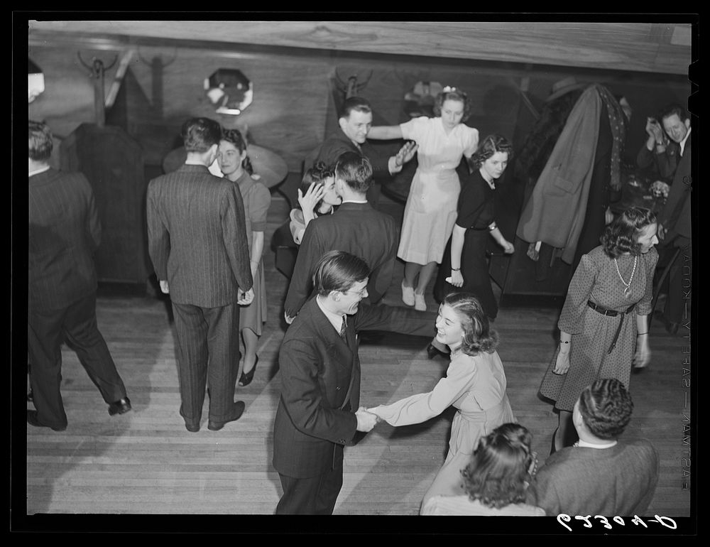Dance floor at Carlton Nightclub. Ambridge, Pennsylvania. Sourced from the Library of Congress.