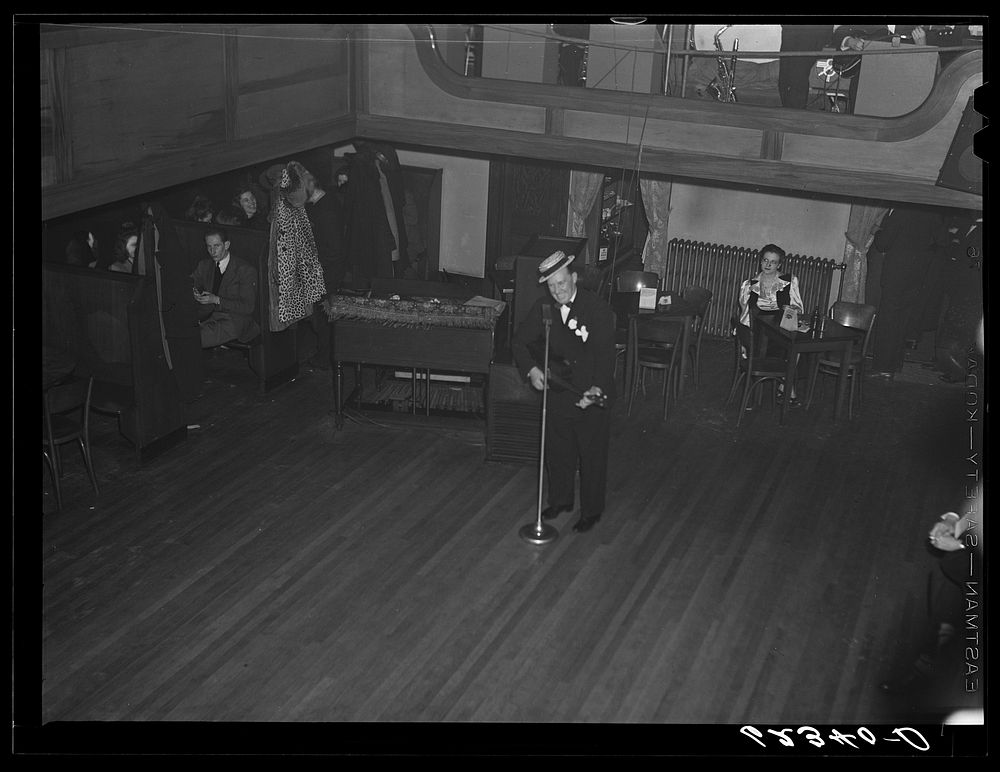 [Untitled photo, possibly related to: Carlton Nightclub. Ambridge, Pennsylvania]. Sourced from the Library of Congress.