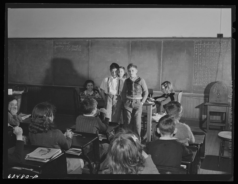 Public school. Norfolk, Virginia. Sourced from the Library of Congress.
