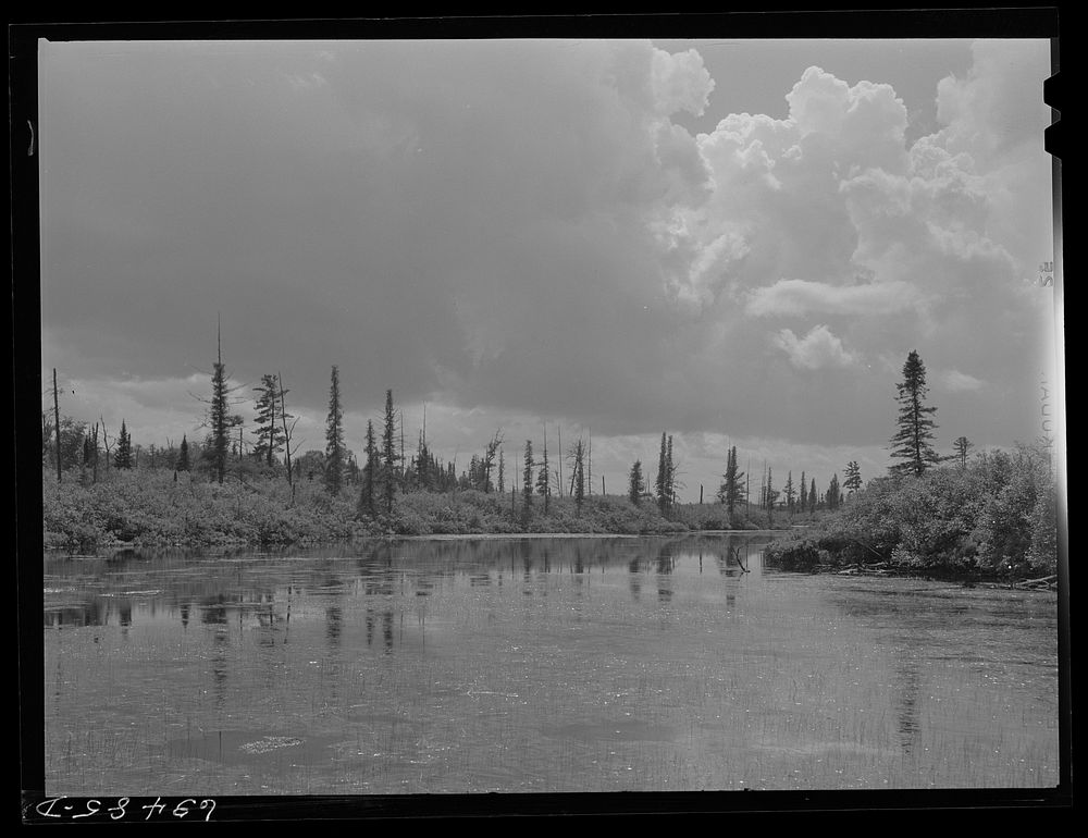 Baraga County, Michigan. Upper penninsula. Sourced from the Library of Congress.