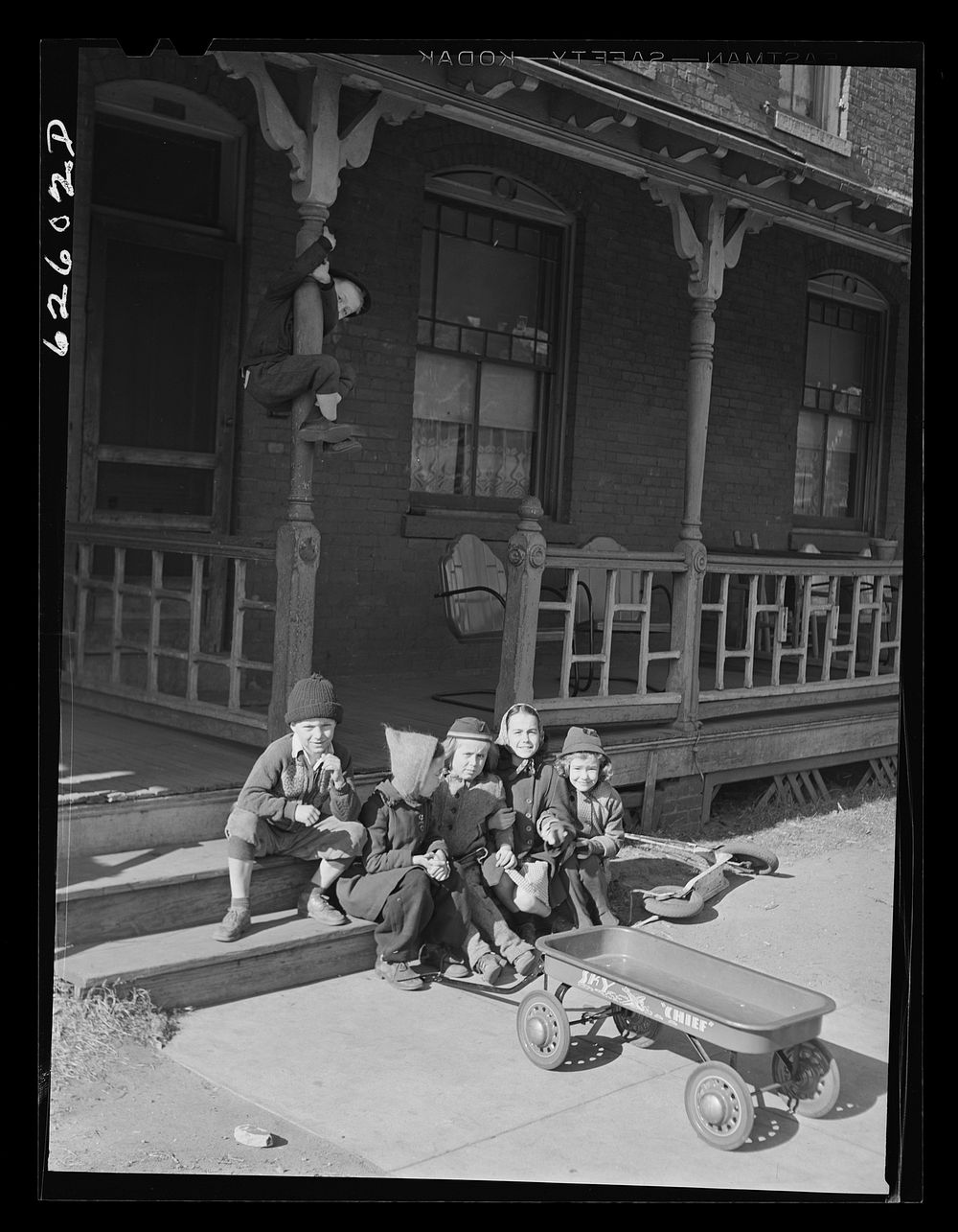 [Untitled photo, possibly related to: Boy from North Carolina. Family had just moved to Newport News, Virginia, for work in…
