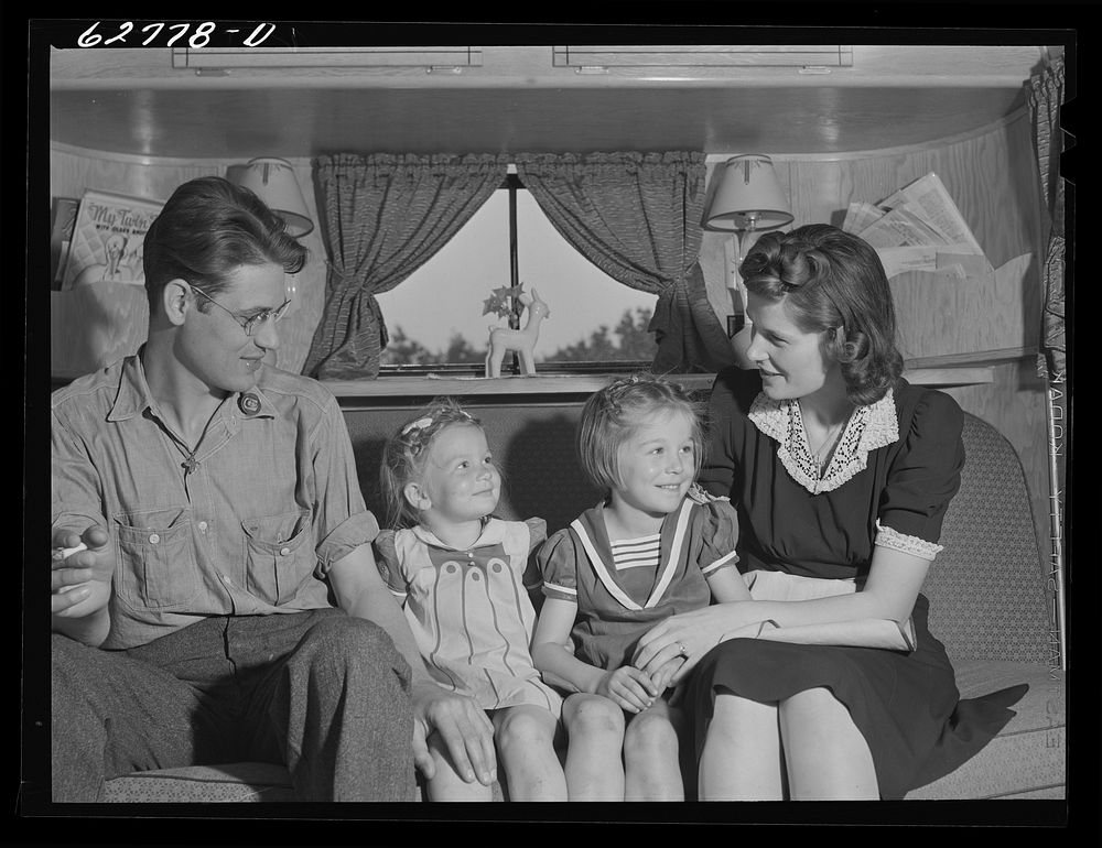 Jack Cutter and family. Have lived in the FSA (Farm Security Administration) trailer camp about two weeks. They came from…
