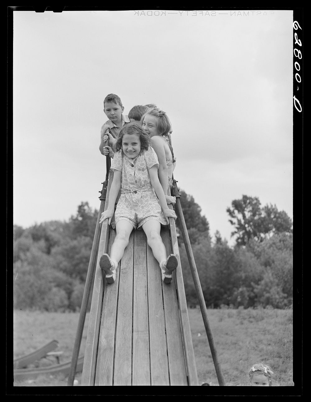 [Untitled photo, possibly related to: Playground at FSA (Farm Security Administration) trailer camp. Erie, Pennsylvania].…