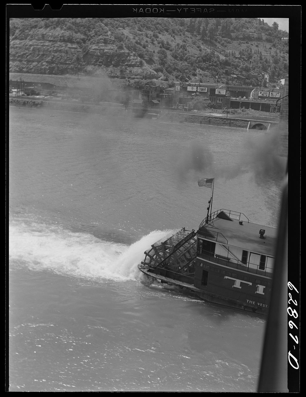 [Untitled photo, possibly related to: Pittsburgh, Pennsylvania. Coal barges on the river]. Sourced from the Library of…