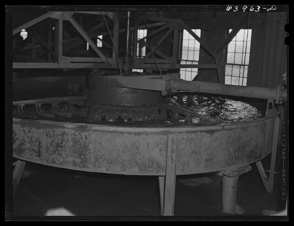 [Untitled photo, possibly related to: Washing ore in concentration plant for Danube mine. Bovey, Minnesota]. Sourced from…