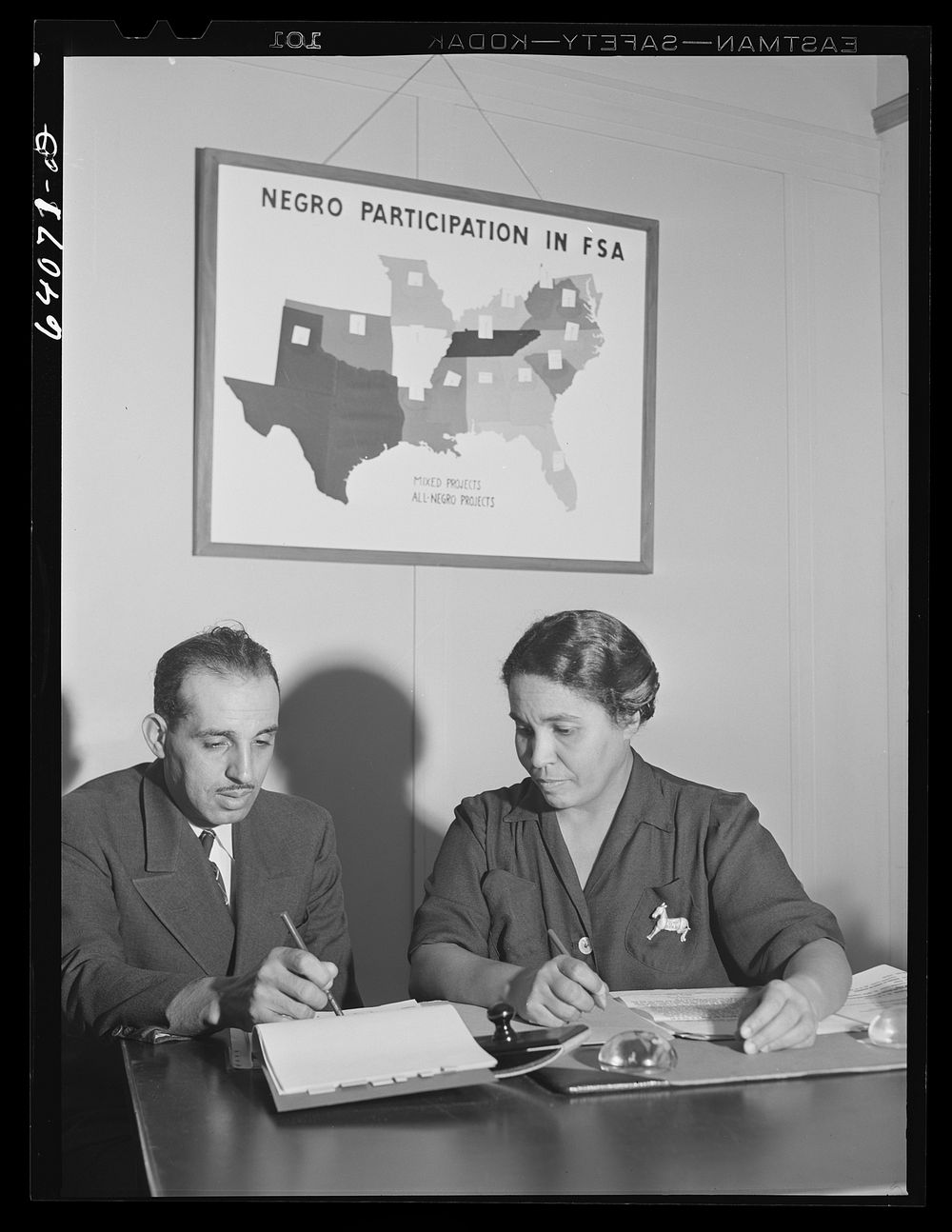 Constance Daniel and Jerome Robinson, FSA (Farm Security Administration). Sourced from the Library of Congress.