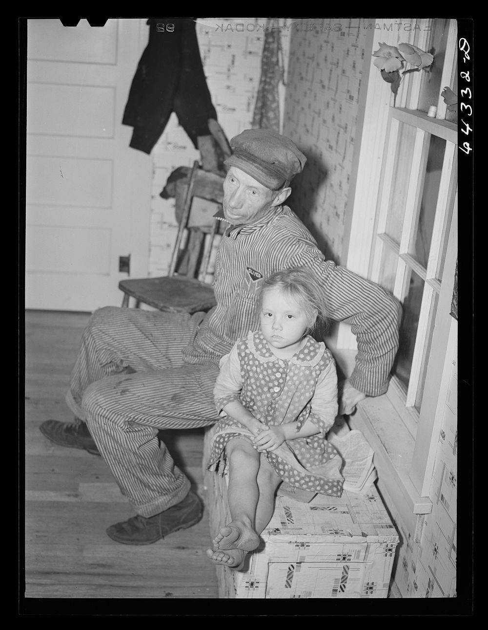 [Untitled photo, possibly related to:  Bates County Relocation Project, Missouri. Mr. and Mrs. Green, formerly hill farmers…