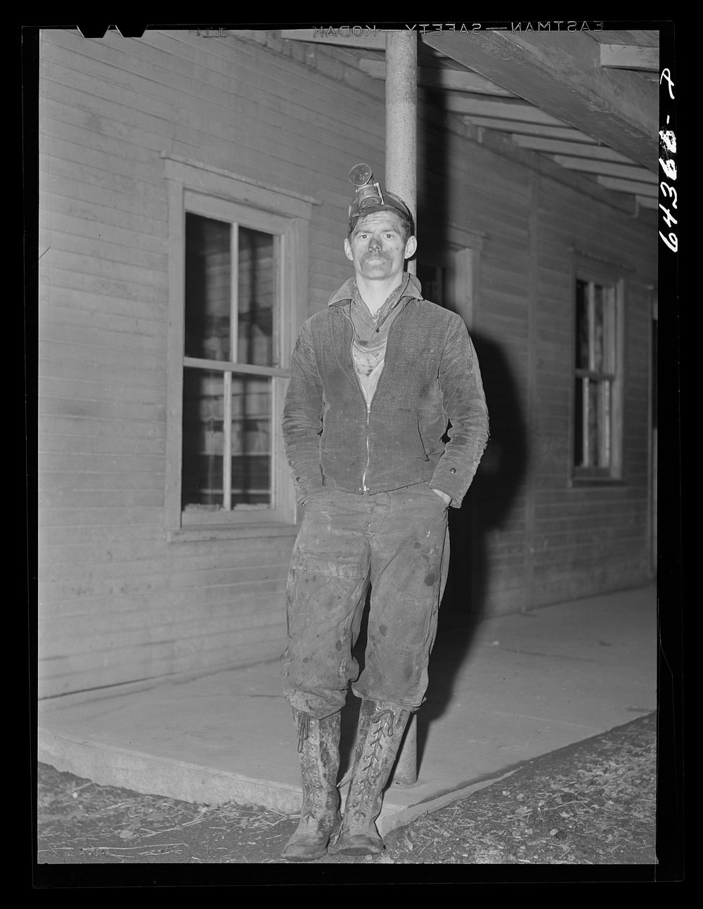 [Untitled photo, possibly related to: Pomeroy, Ohio. Coal miner]. Sourced from the Library of Congress.