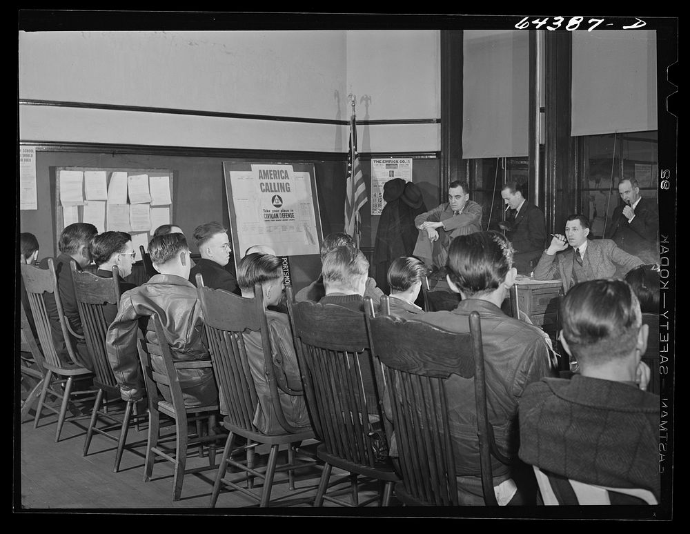 Portsmouth, Ohio. "Hams" (amateur radio operators) of Portsmouth and vicinity, meeting to organize for civilian defense.…