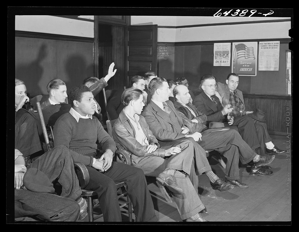 Portsmouth, Ohio. "Hams" (amateur radio operators) of Portsmouth and vicinity, meeting for civilian defense. Sourced from…