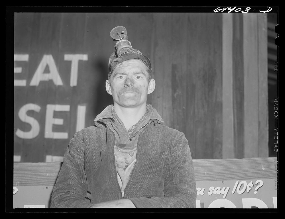 Pomeroy, Ohio. Coal miner. Sourced from the Library of Congress.