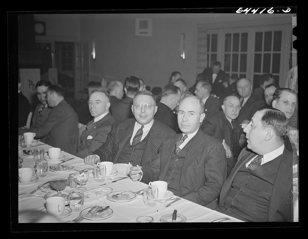 [Untitled photo, possibly related to: Portsmouth, Ohio. Elks' banquet at the country club]. Sourced from the Library of…