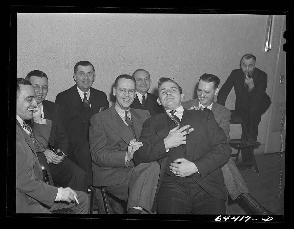 [Untitled photo, possibly related to: Portsmouth, Ohio. Members of the Elks at banquet]. Sourced from the Library of…