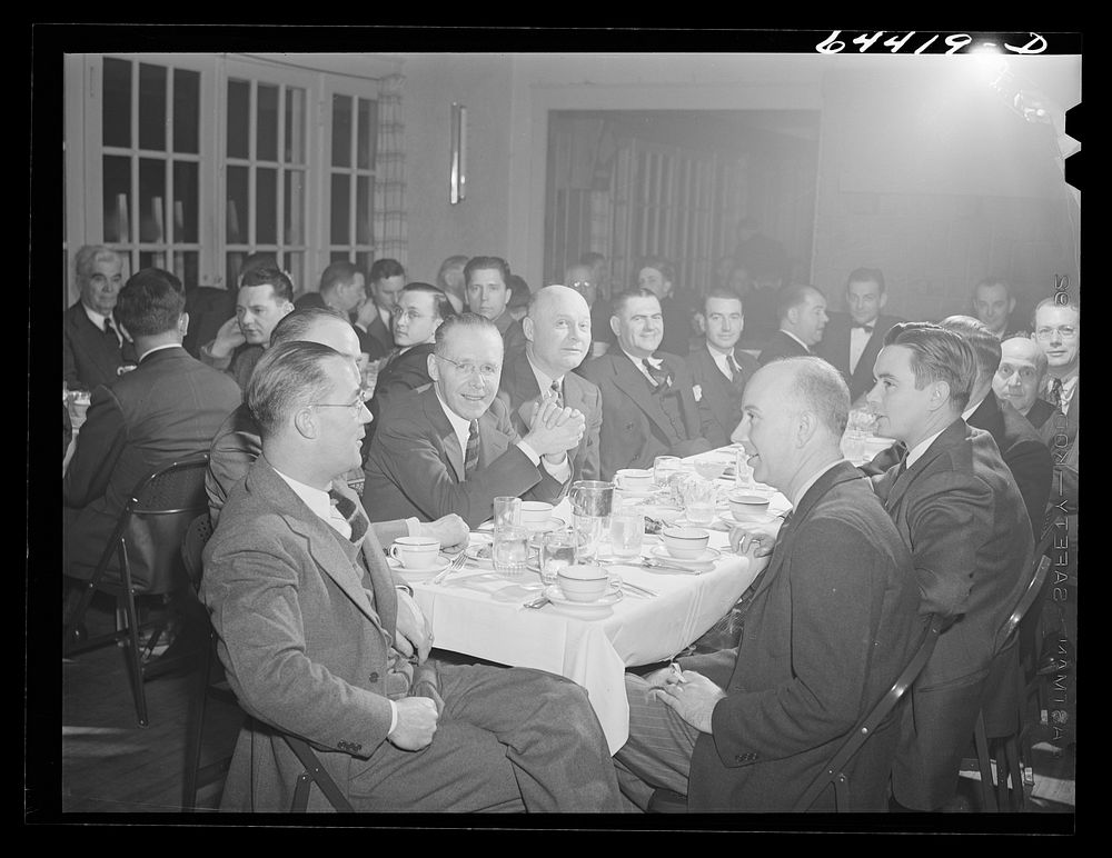 Portsmouth, Ohio. Elks' banquet at the country club. Sourced from the Library of Congress.