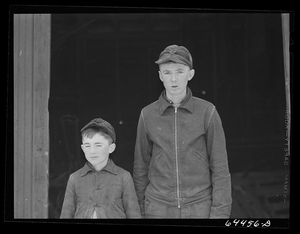 Meeker County, Minnesota. Two of the McRaith grandchildren. Sourced from the Library of Congress.