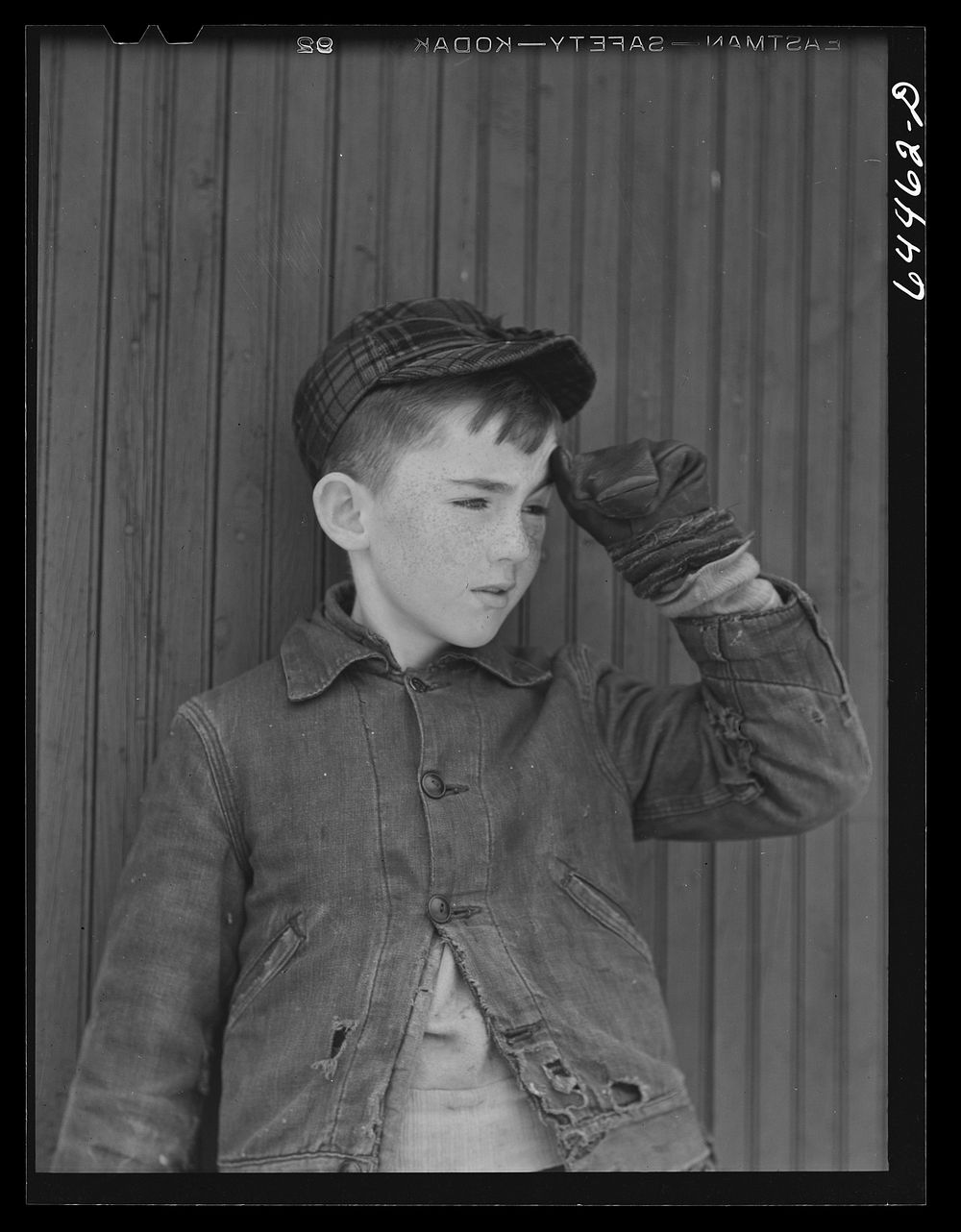 [Untitled photo, possibly related to: Meeker County, Minnesota. One of the McRaith grandchildren]. Sourced from the Library…