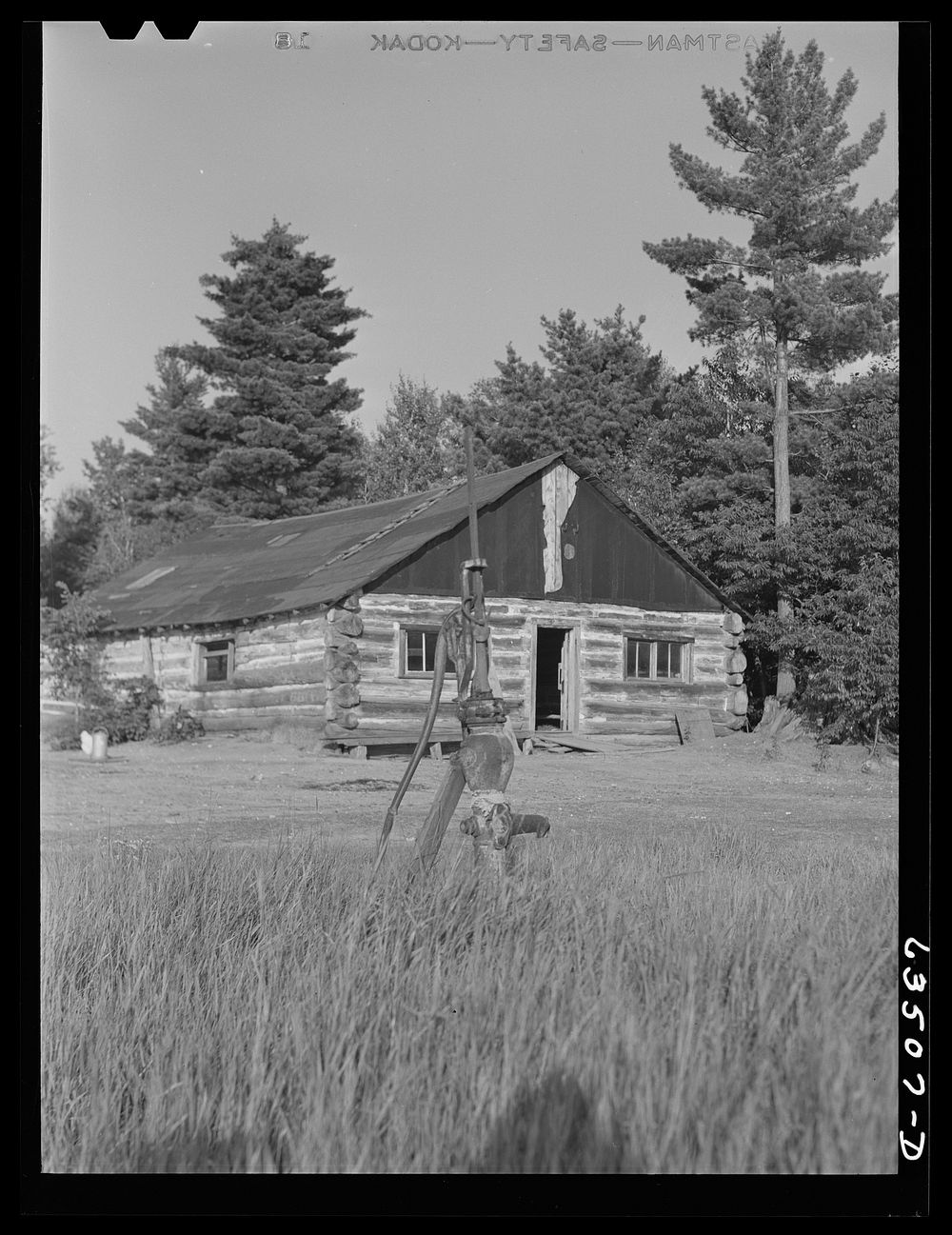 Deserted lumber camp. Ontonagon County, Michigan. Sourced from the Library of Congress.