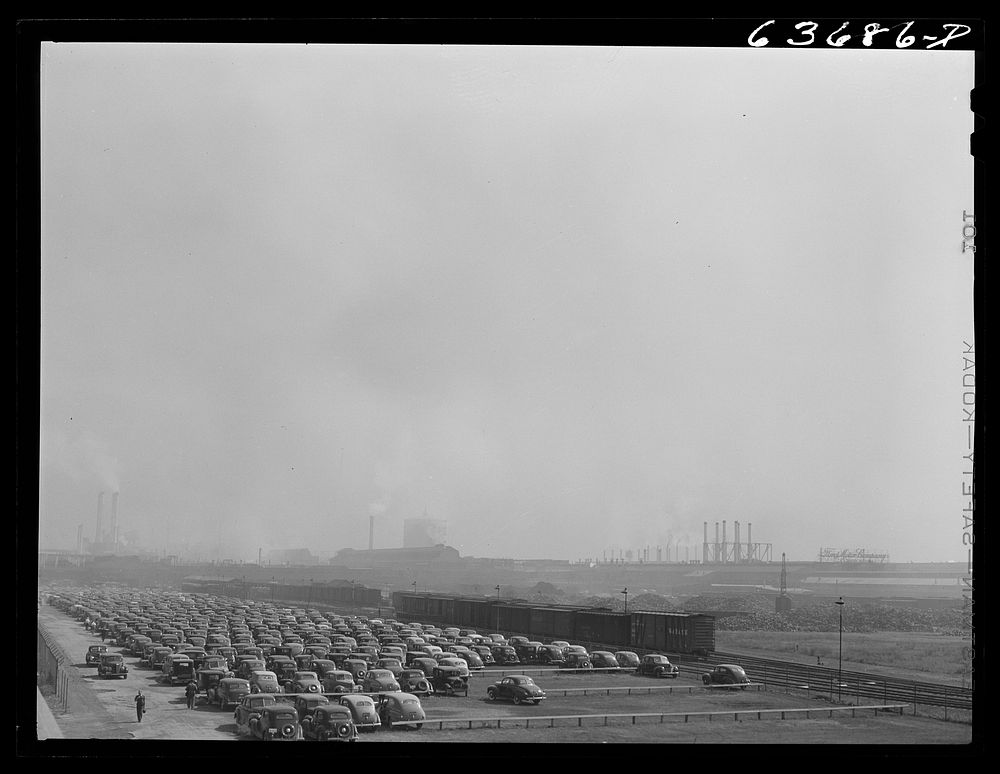 River Rouge Plant of Henry Ford. Dearborn, Michigan. Sourced from the Library of Congress.