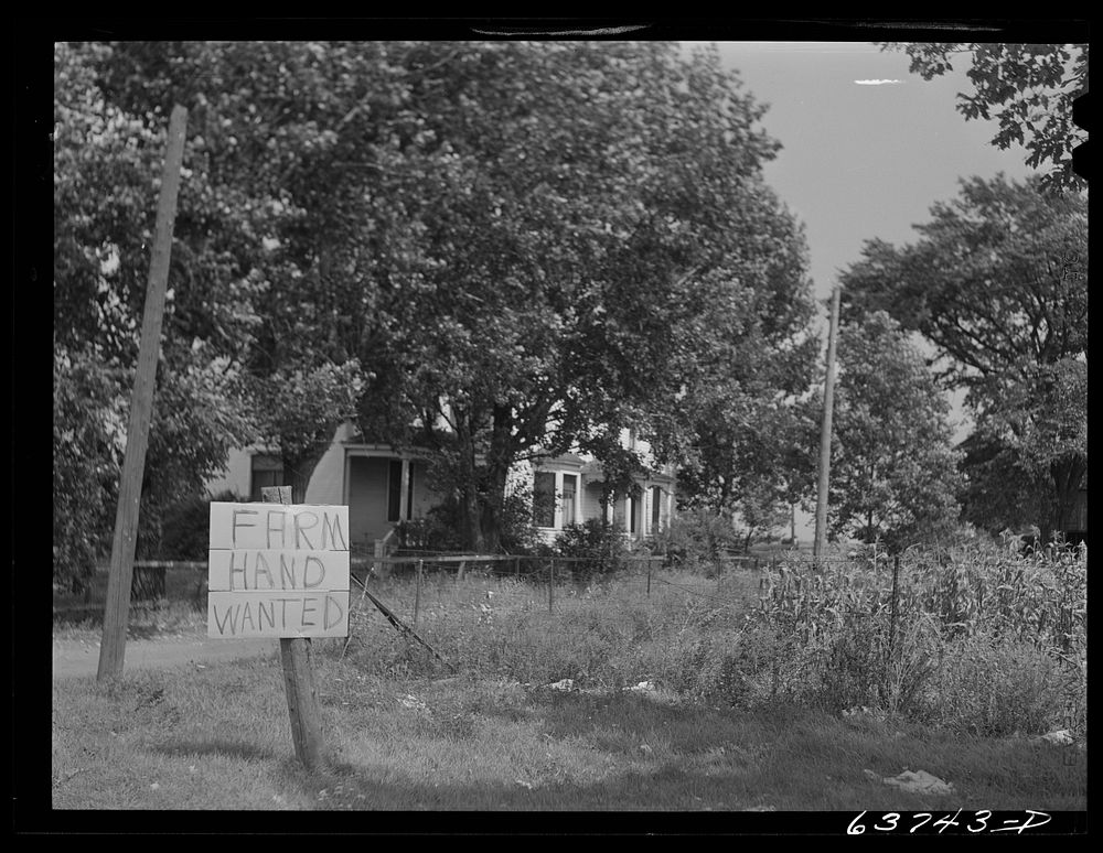 Farm near the Hudson ordnance plant outside Detroit, Michigan. Sourced from the Library of Congress.