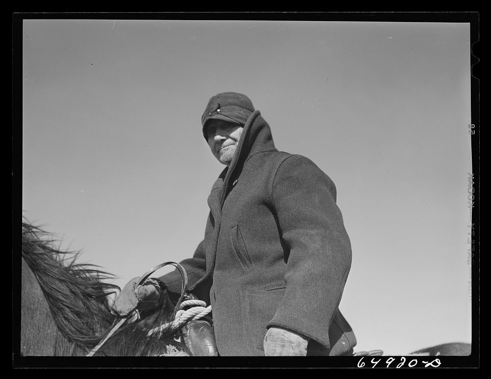 [Untitled photo, possibly related to: McCone County, Montana. W.G. George, horse raiser]. Sourced from the Library of…