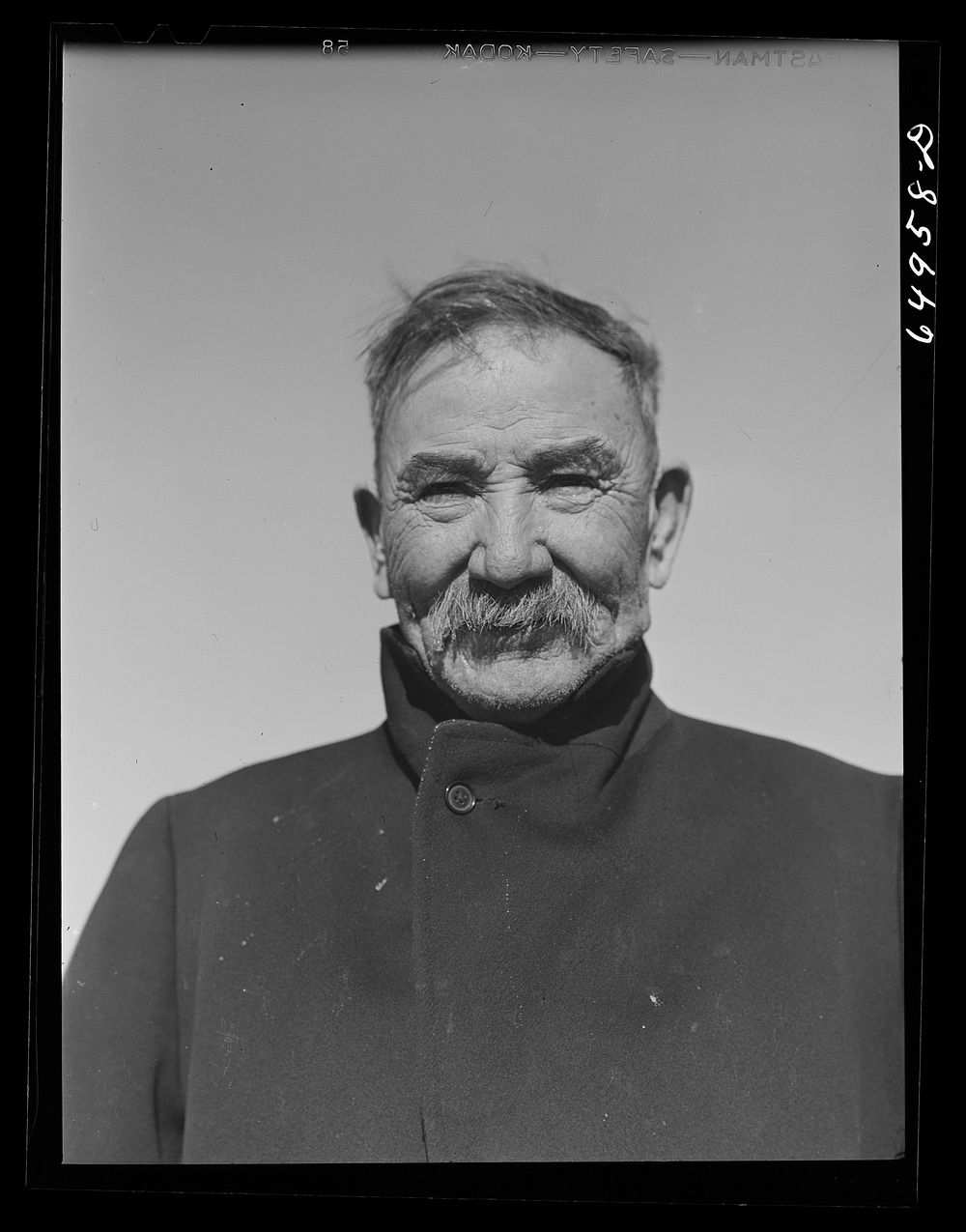 Valley County, Montana. Eighty-seven year old homesteader. Sourced from the Library of Congress.