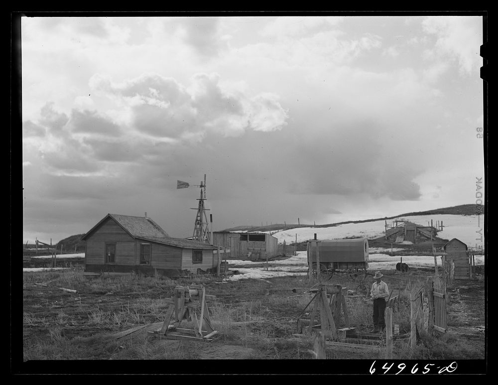 Garfield County, Montana. Sheep ranch of Charles McKenzie. Sourced from the Library of Congress.