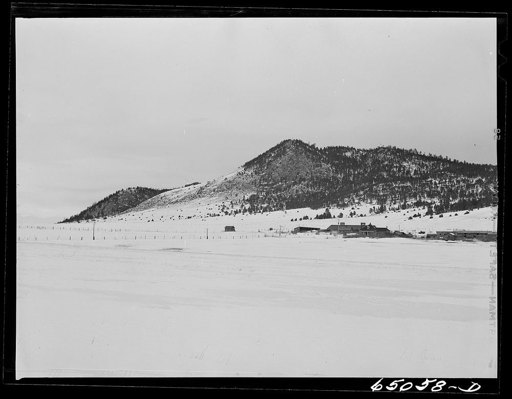 Lewis and Clark County, Montana. Ranch. Sourced from the Library of Congress.