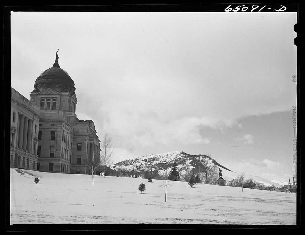 Helena, Montana. State capitol. Sourced from the Library of Congress.
