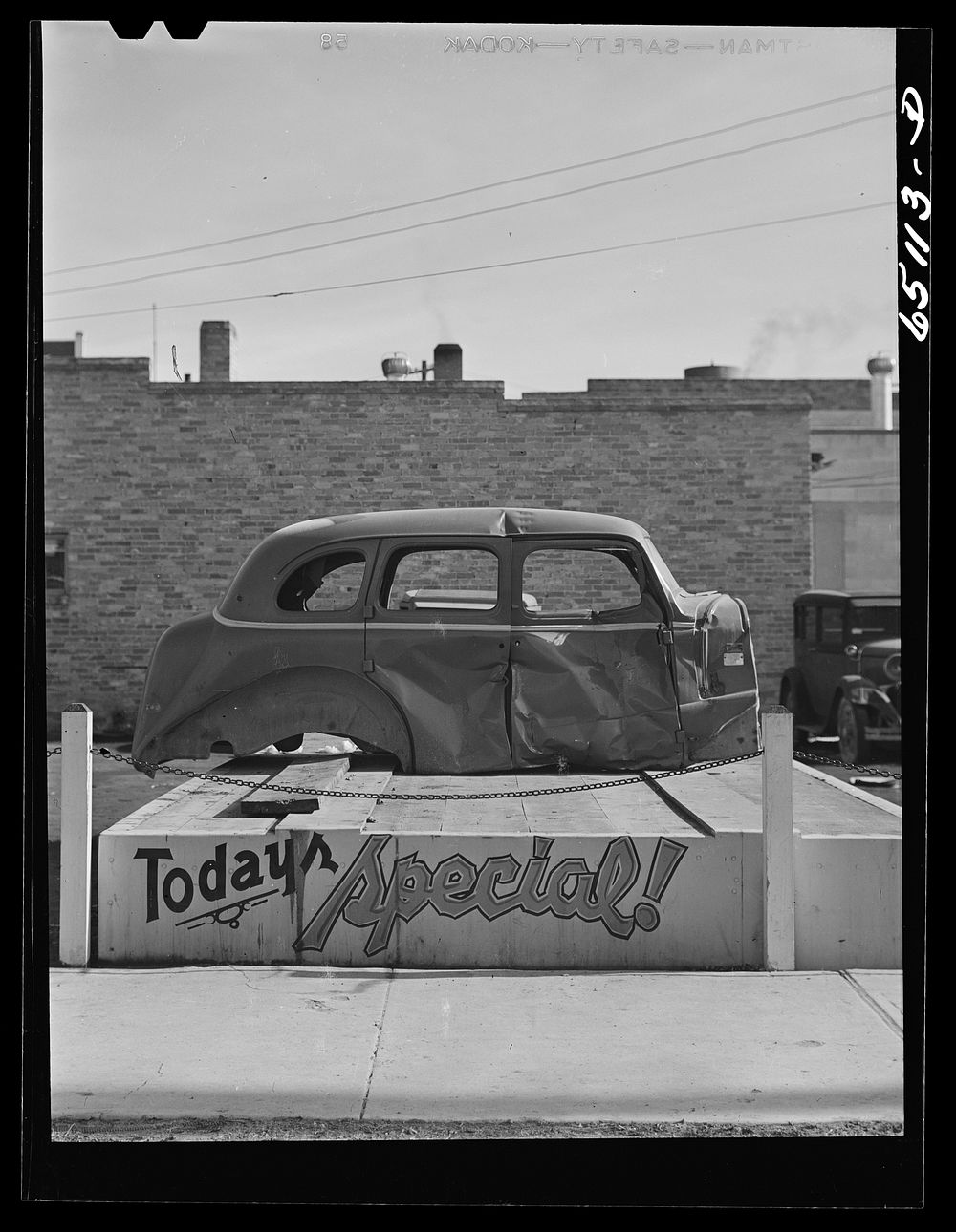 Dillon, Montana. Used car lot. Sourced from the Library of Congress.