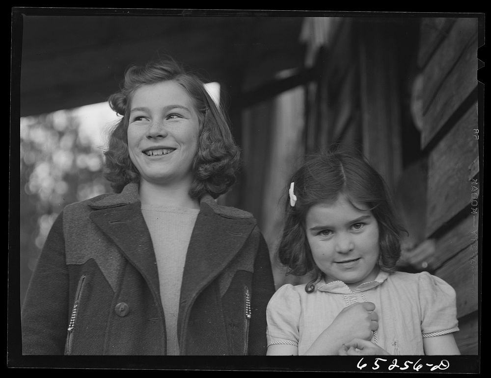 Flathead Valley special area project, Montana. Children of John Tombrink, FSA (Farm Security Administration) borrower.…